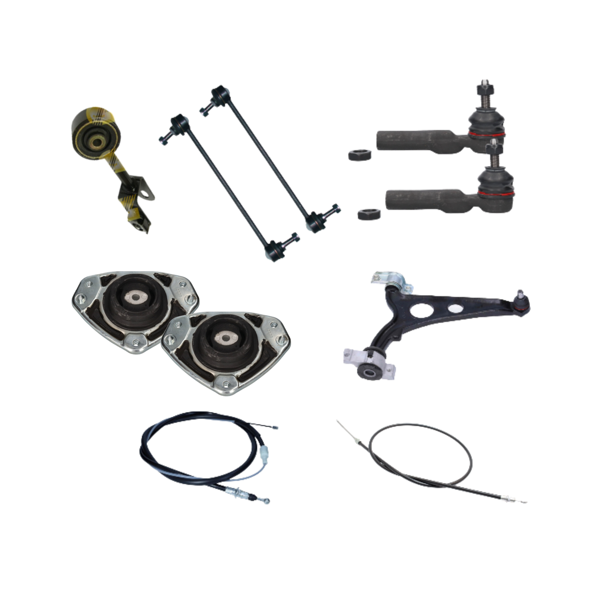 Kit Biellette + Testine + Supporti + Braccio + 2 Cavi Freno a Mano DX/SX – Fiat Multipla