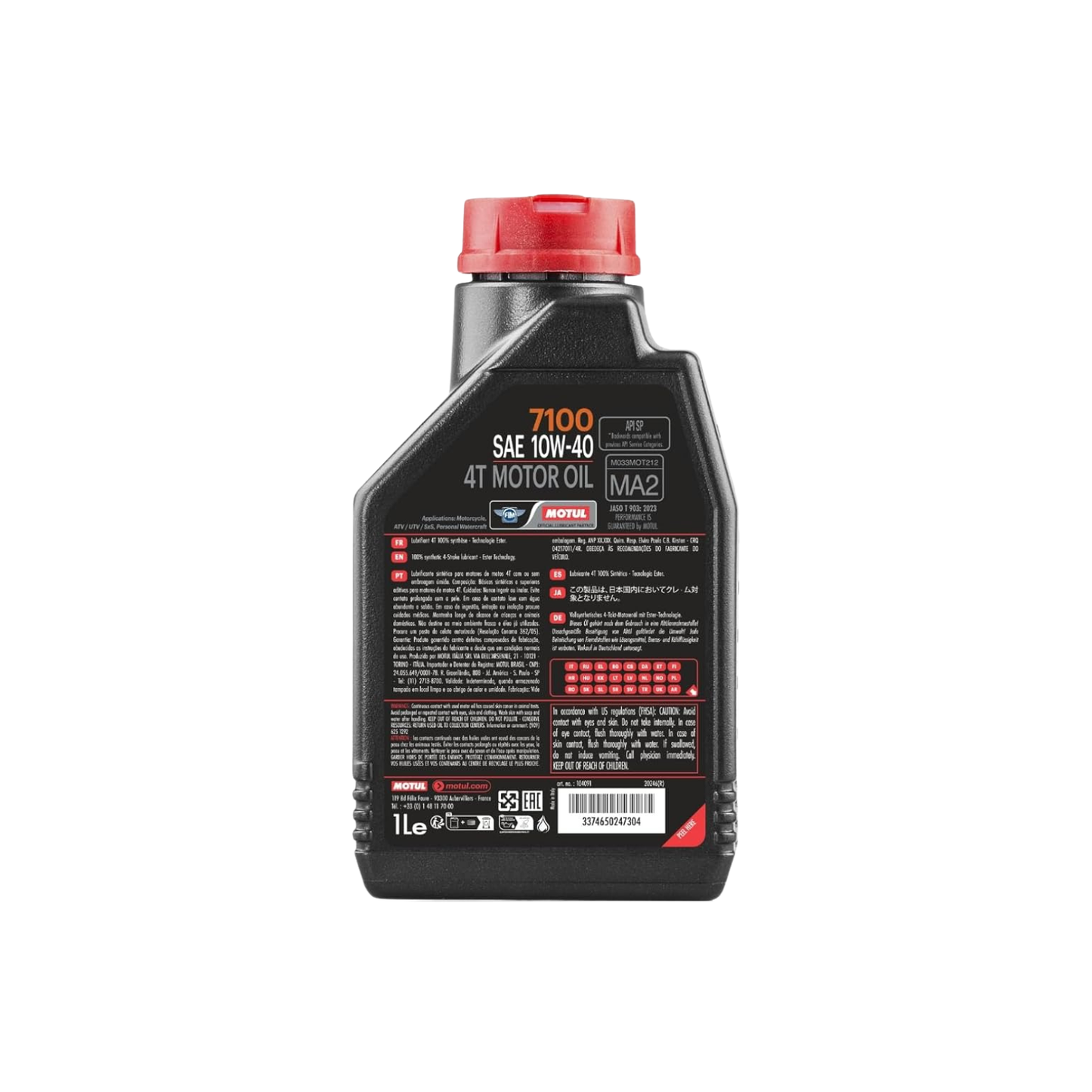 Olio Motore Motul- 7100 - 10W-40 – 4 Litri
