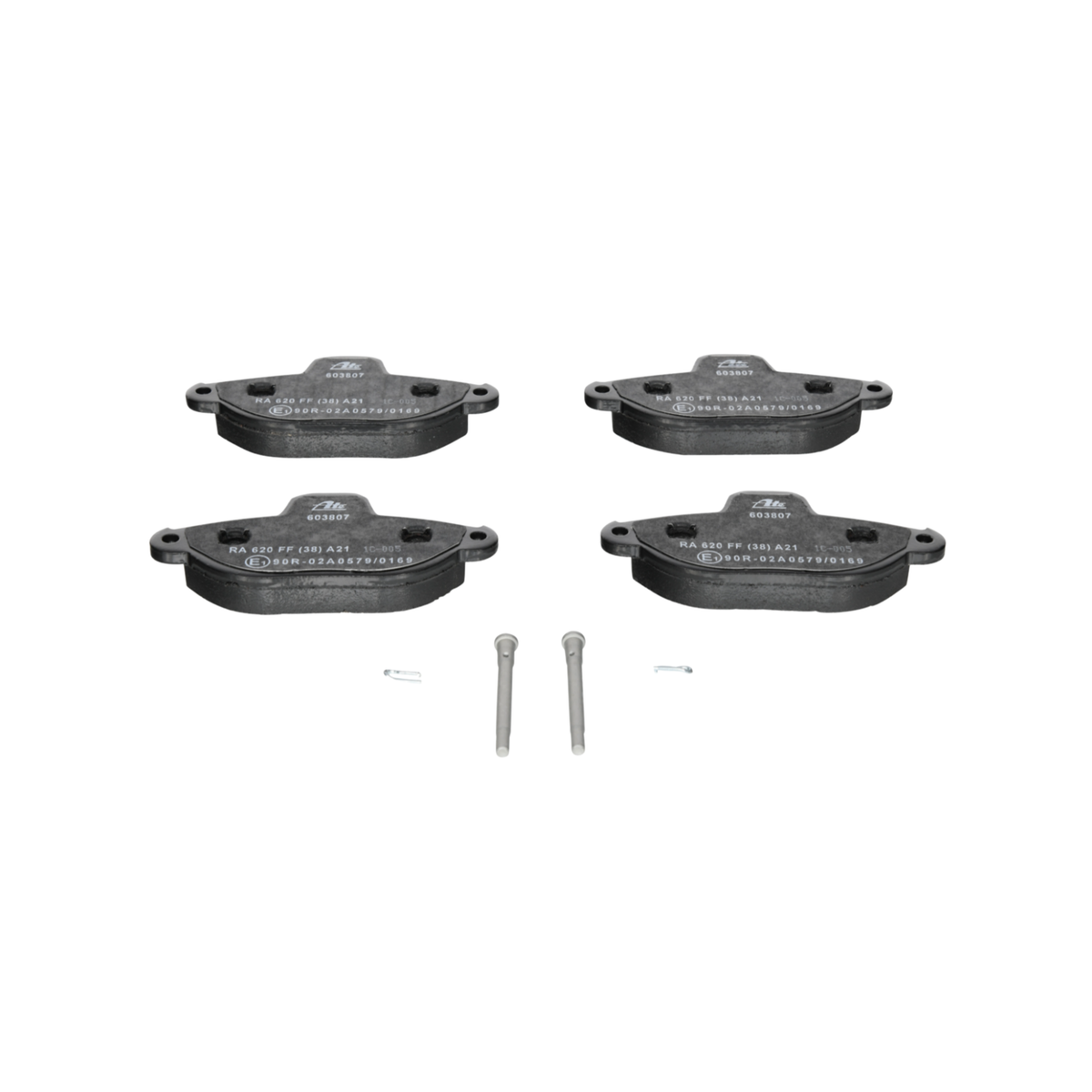 Kit pastiglie freno ATE per Fiat Panda 169 - foto 2