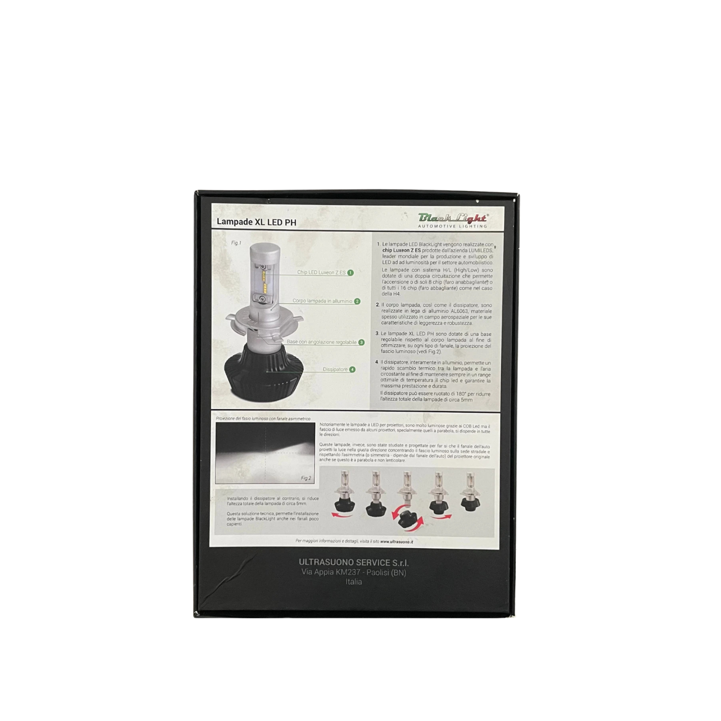 2 Lampade LED Luexeon by Lumildes Blacklight – Kit di Conversione a LED XLH8PH