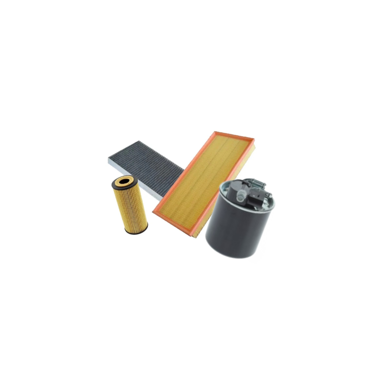 Kit Tagliando Mercedes Classe C W204 2.1 CDI | 7 Litri Olio + 4 Filtri