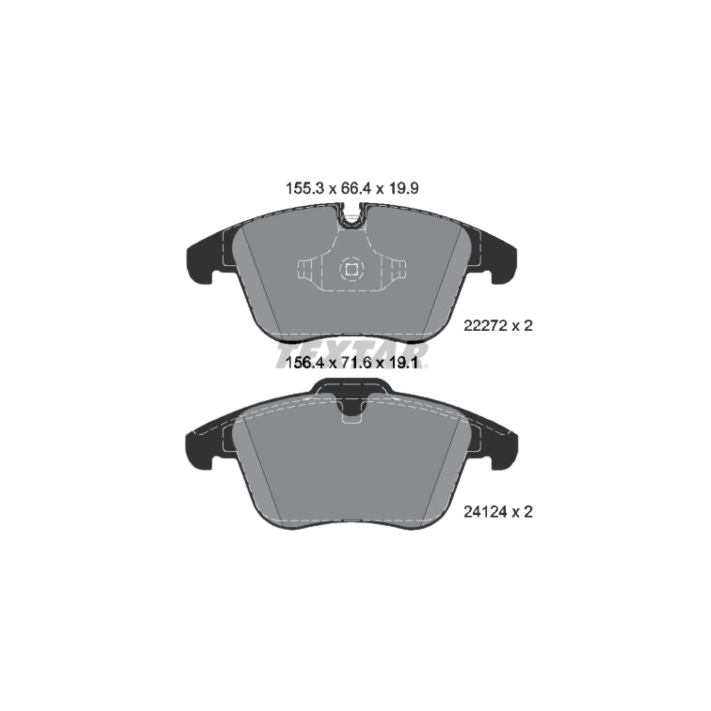 Kit Pastiglie Freni Anteriori Textar Per Jaguar S-Type II/XE(X760)/XF I (X250)/XJ (X350)