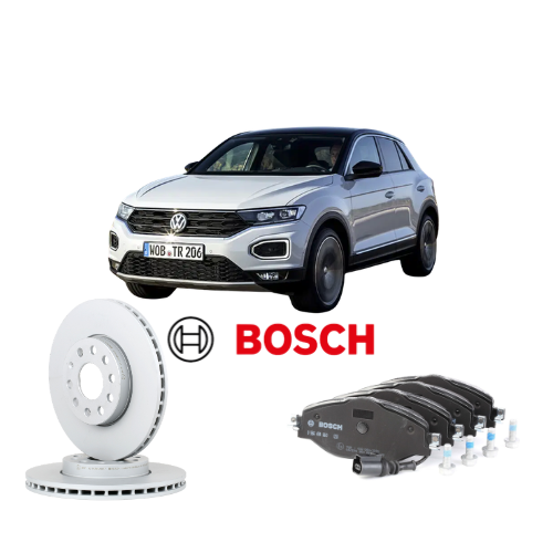 Kit Dischi Anteriori Bosch + Pastiglie Bosch – VW T-Roc 2020 1.6 TDI 115cv