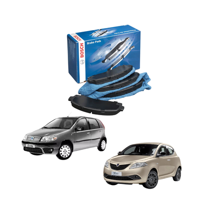 Kit 4 Pastiglie Freni Anteriori Bosch per Fiat Punto (176) / 188 / Seicento / Lancia Ypsilon