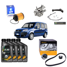 Kit Manutenzione Distribuzione Fiat Doblò 1.3 MJT 90CV — UFI + BGA + ContiTech + Selenia WR Pure Energy 5W-30 4L