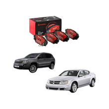 Kit 4 Pastiglie Freni Anteriori Brembo per Dodge Avenger / Jeep Compass (MK49) / Patriot (MK74)