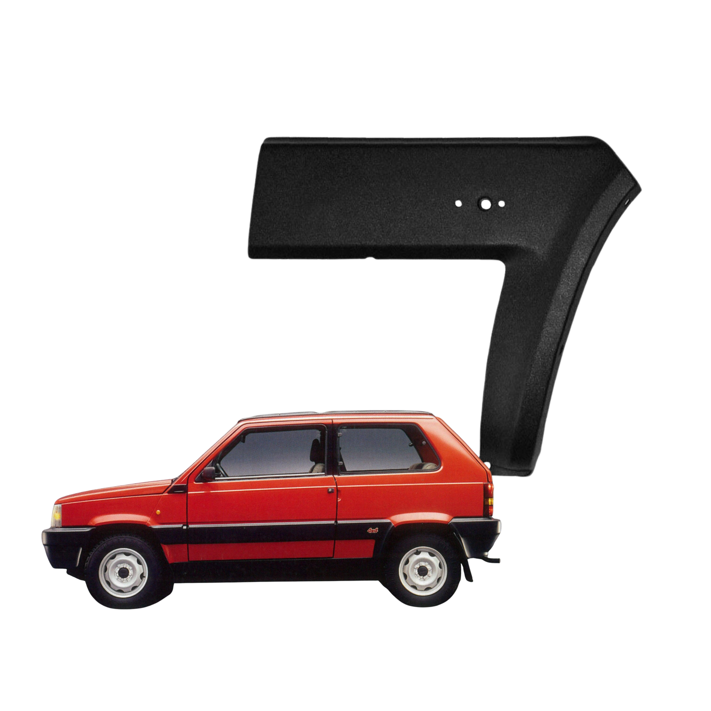 Modanatura Posteriore Sinistra Fiat Panda 141 ( 1986 - 2003 )