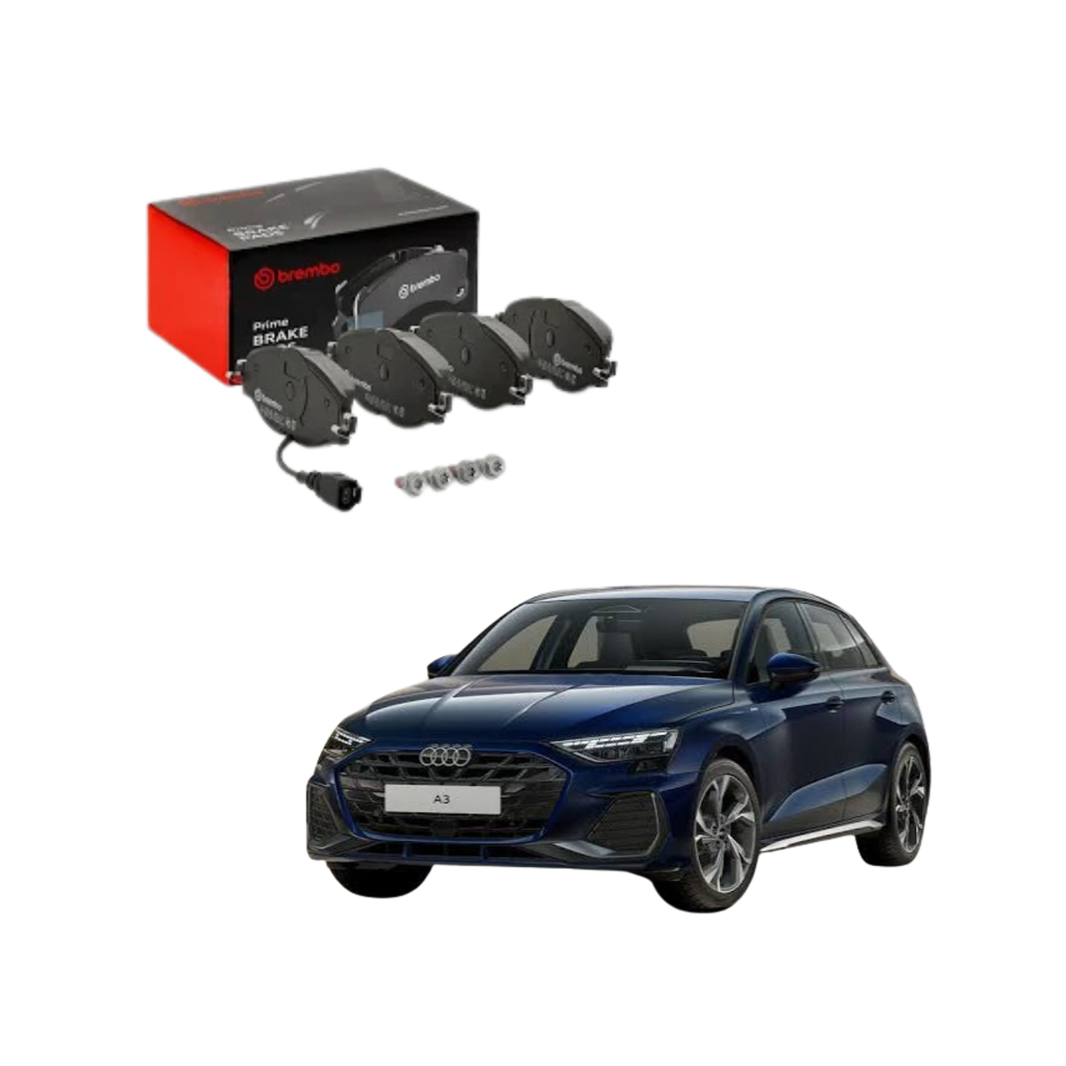 Kit Pastiglie Freni Anteriori Brembo – Audi A3