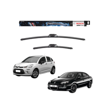 Spazzole Tergicristallo Anteriore Bosch Aero Twin (650mm) per Citroen C3 II / Renault Laguna III