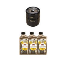 Kit Tagliando Filtro Olio + Olio Motore Total RCP 5W-30 3L