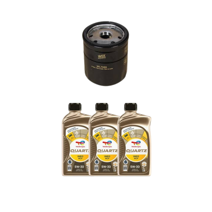 Kit Tagliando Filtro Olio + Olio Motore Total RCP 5W-30 3L