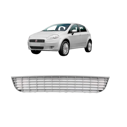 Griglia Paraurti Anteriore Centrale Grigia Fiat Grande Punto 2005 ->