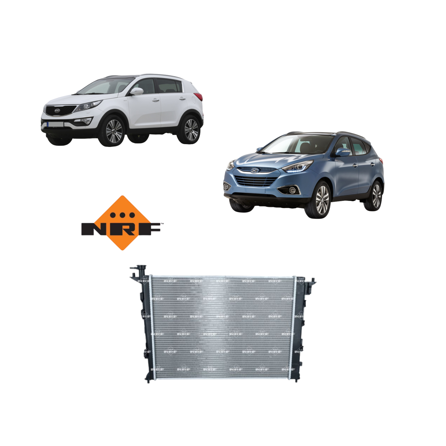 Radiatore Aria Condizionata NRF – Kia Sportage III / Hyundai ix35