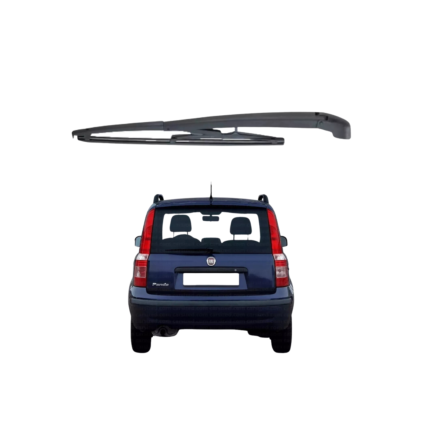 Braccio + Spazzole Tergilunotto Posteriore – Fiat Panda 169