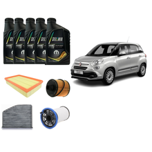 Kit Tagliando Completo Fiat 500L 1.6 Multijet + 5 Litri Olio 5W30 WR Pure Energy
