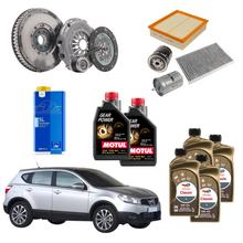 Kit Frizione + Volano + 4 Filtri + 5 Litri Olio Total 5W 40 + 2 Litri Olio Cambio Motul 75W 80 + 1 Litro Olio Freni DOT4 | Nissan Qashqai J10 - 1.5 DCi