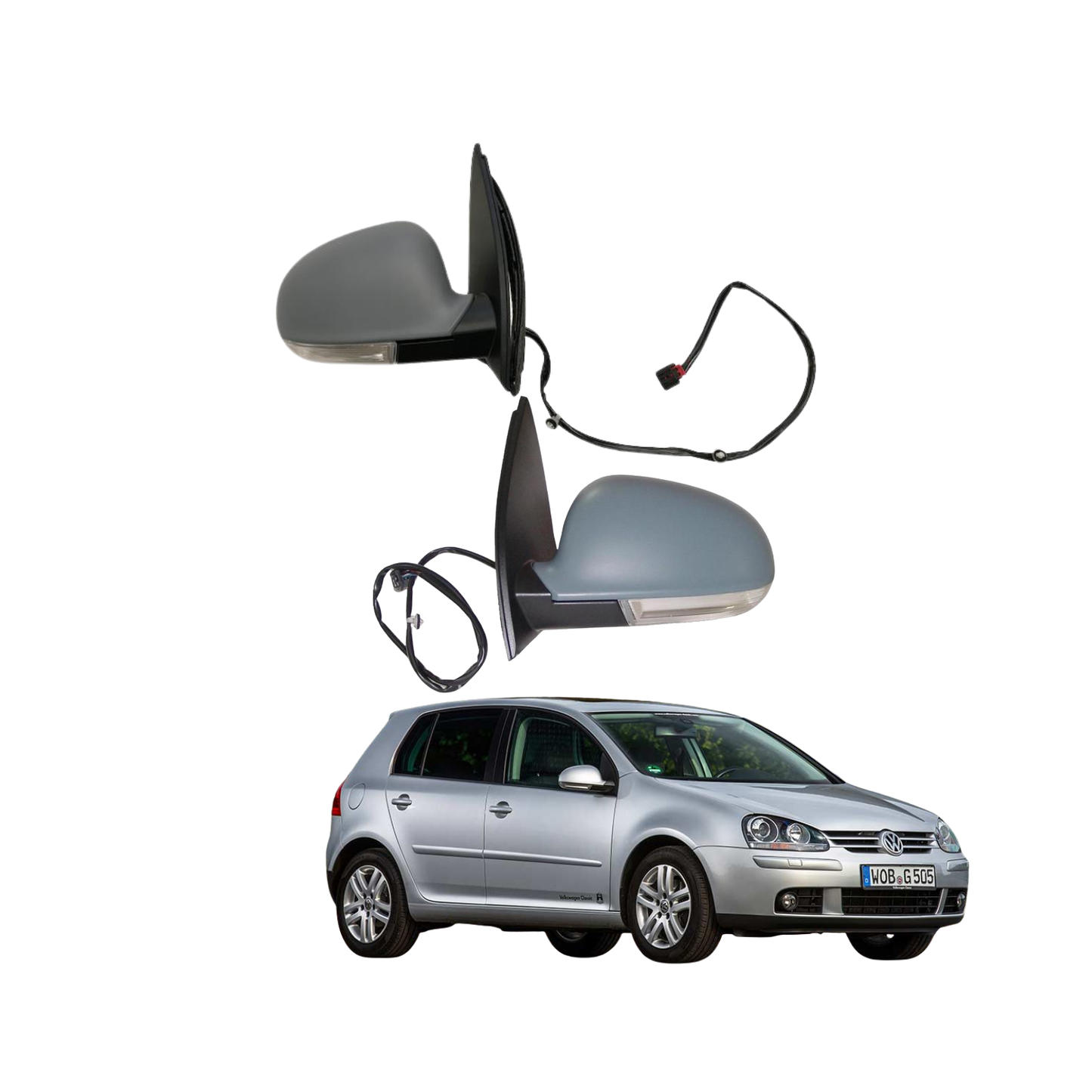 Specchietti Retrovisori Esterni (Destro + Sinistro) – Volkswagen Golf 5