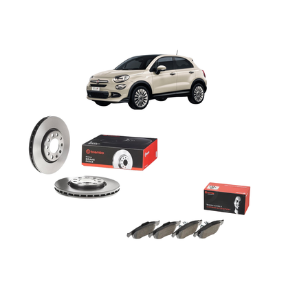 Kit Dischi e Pastiglie Freni Anteriori Brembo – Fiat 500X