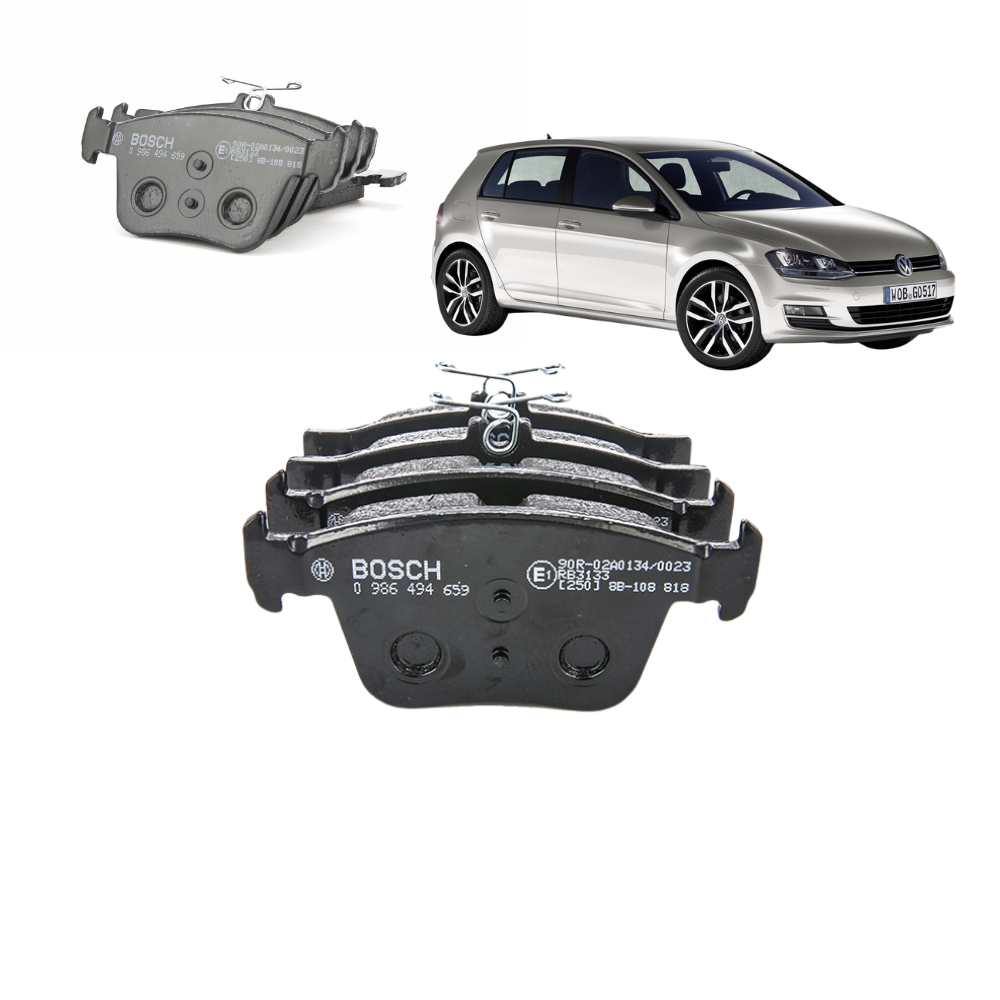 Pastiglie Freno Posteriori Bosch – VW Golf VII 1.6 TDI 105 CV (2014)