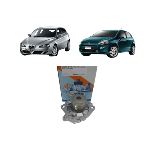 Pompa Acqua Graf Per Alfa Romeo 147/156/159/Fiat Bravo ii/Croma (194)/Grande Punto (199)/Punto (188)/Marea/Multipla