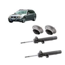Kit Ammortizzatori Anteriori Japanparts + Supporti Monroe — BMW Serie 3 E91