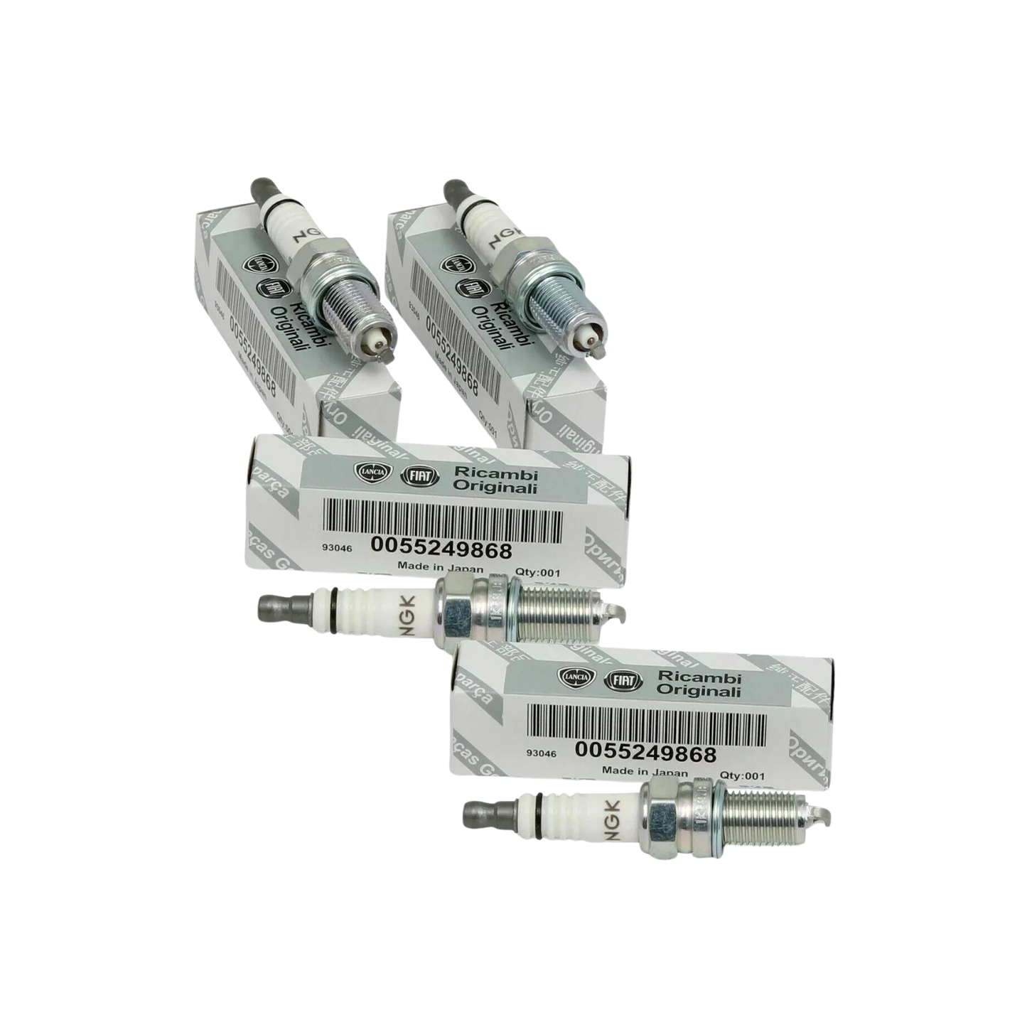 Kit 4 Candele Originali – Fiat / Alfa Romeo / Lancia 1.4 – Cod. 46344792