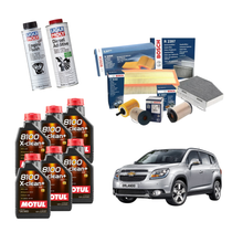 Kit Tagliando Chevrolet Orlando + 2 Liqui Moly | 6 Litri Olio + 4 Filtri Bosch + Additivo Diesel + Detergente Motore