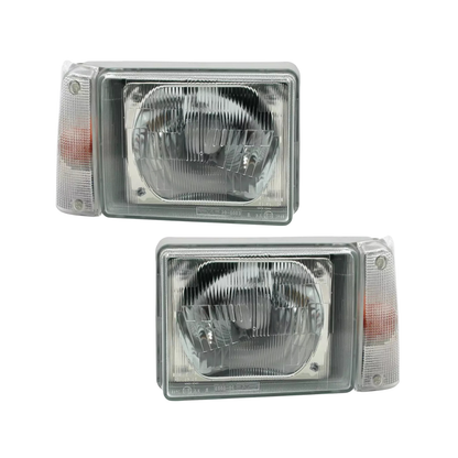 Coppia Faro Proiettore Anteriore DX - SX – Fiat Panda 750 / 900 / 1.0 (1985-2002) – Bianco