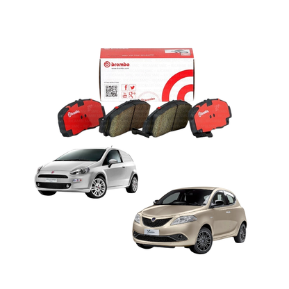 Kit 4 Pastiglie Freni Anteriori Brembo per Fiat Punto / Punto Van / Lancia Ypsilon