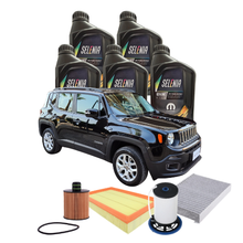 Kit Tagliando Completo Jeep Renegade 2.0 CRD 4x4 Diesel 2017 – 4 Filtri + 5L Selenia 5W-30 WR Pure Energy