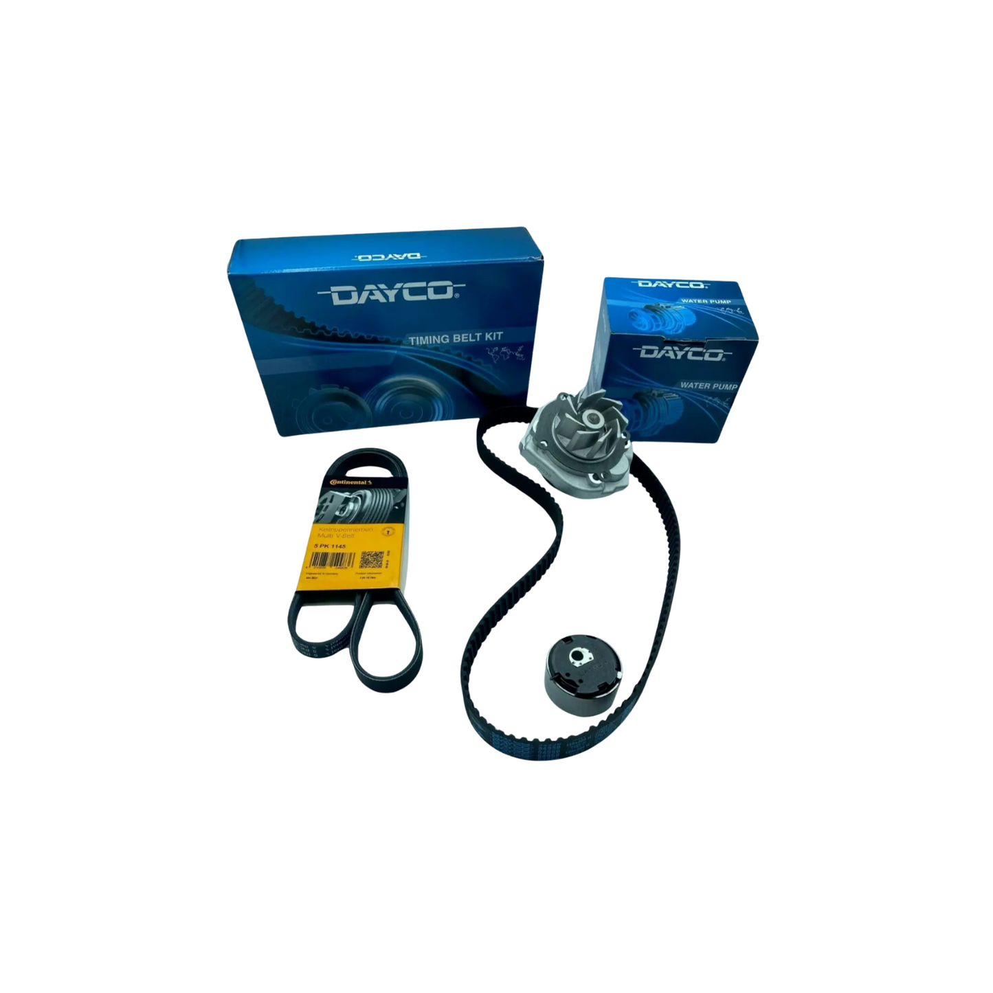 Kit Distribuzione + Pompa Acqua e Cinghia Servizi - Fiat / Alfa Romeo / Lancia - Motore 1.2 - 1.4