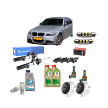 Kit manutenzione BMW 320d E91 con ammortizzatori Sachs, pastiglie Brembo, lampadine H7 e olio Castrol 5W-30 LL