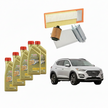 Kit Tagliando Hyundai Tucson | 5 Litri Olio 5W 30 + 4 Filtri
