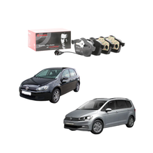 Kit 4 Pastiglie Freni Anteriori Brembo per Audi A1 8X1 / Sportback / A3 (8P1) / Seat Altea / Volkswagen Touran/ Golf VI