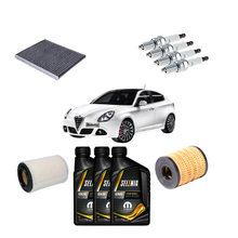 Kit Tagliando Completo Alfa Romeo Giulietta 1.4 TJET — Selenia K Pure Energy 5W40 3L + 3 Filtri + 4 Candele NGK