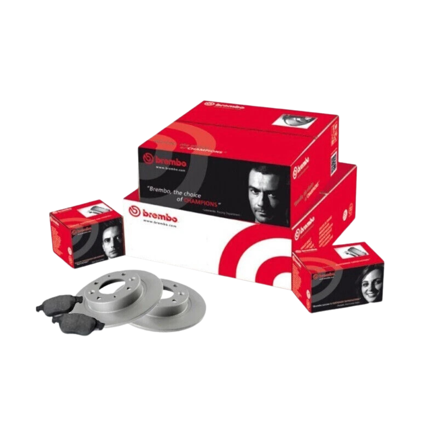 Kit Dischi + Pastiglie Freno Anteriori e Posteriori Brembo – Fiat / Alfa Romeo / Jeep