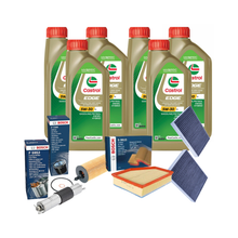 Kit Tagliando 4 Filtri + 6 Litri Olio Castrol 5W30 – BMW Serie 5 Touring