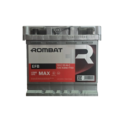 Batteria Auto Rombat 50Ah Start&Stop