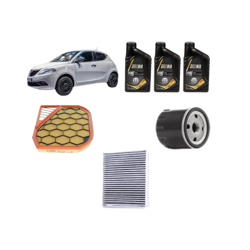 Kit Tagliando 3 Filtri + 3L Olio Selenia Eco2 0W-20 per Lancia Ypsilon Hybrid
