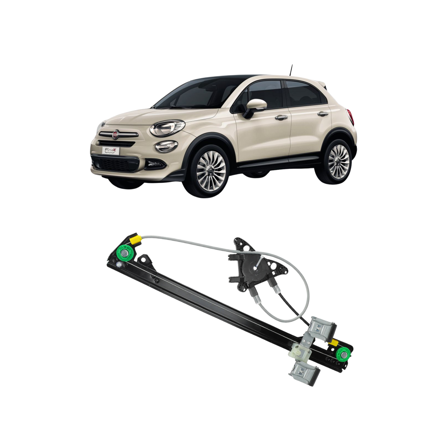 Alzavetro Anteriore Elettrico Sinistro — Fiat 500X