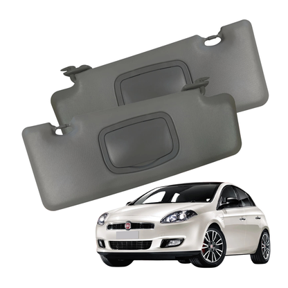 Coppia Pantine (Destra e Sinistra) Alette Parasole con Specchio per Fiat Bravo