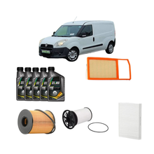 Kit Tagliando 4 Filtri + 4L Olio Selenia 5W-30 WR Pure Energy per Fiat Doblò
