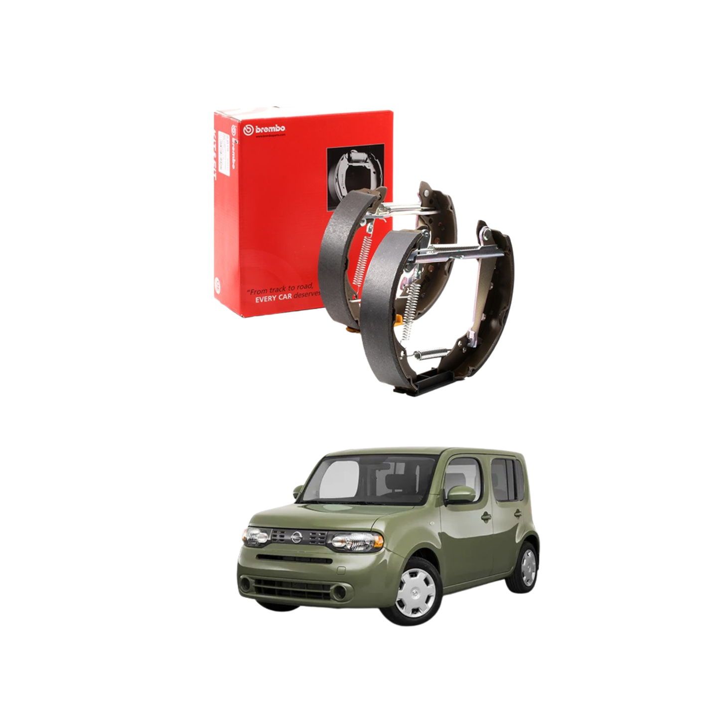 Kit Ganasce Freno Brembo per Nissan Cube Z12