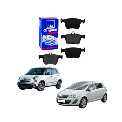 Kit 4 Pastiglie Freni Anteriori Ate per Fiat 500L / Opel Corsa D