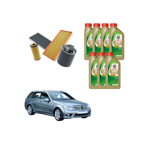 Kit Tagliando Mercedes Classe C W204 2.1 CDI | 7 Litri Olio + 4 Filtri