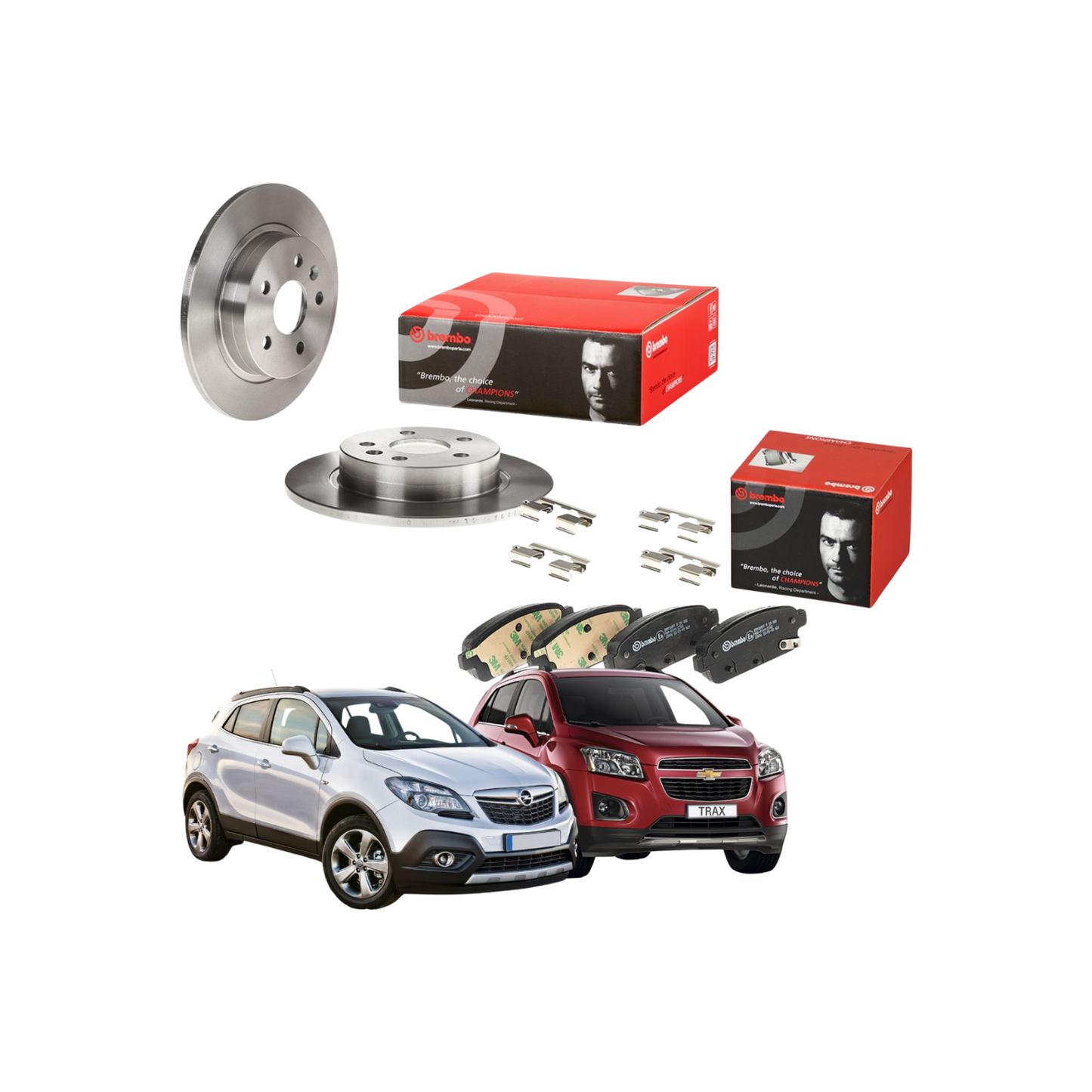 Kit Dischi + Pastiglie Freno Posteriori Brembo – Opel