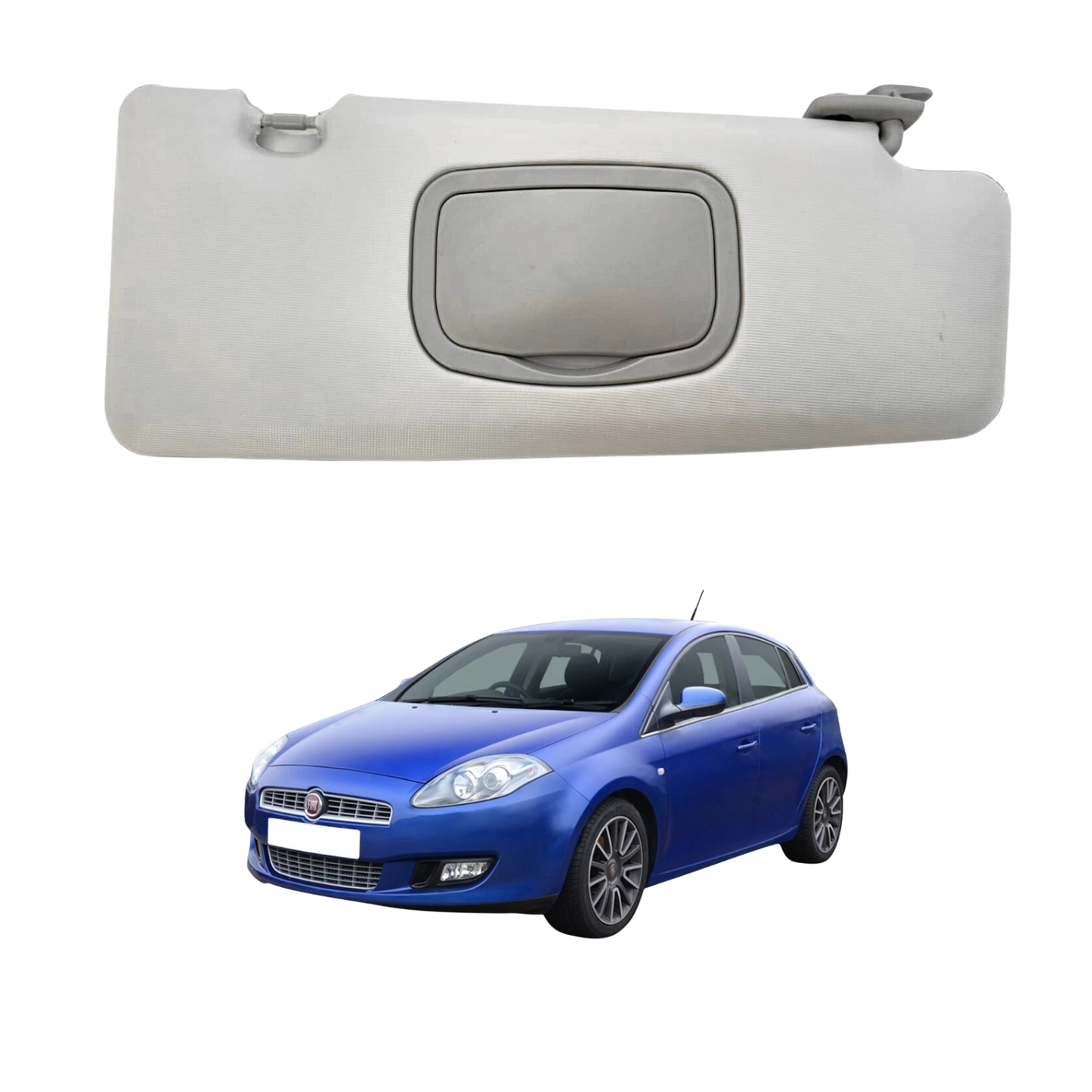 Pantina Parasole Destra (Lato Passeggero) con Specchio per Fiat Bravo