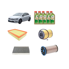 Kit Tagliando 4 Filtri + 5L Olio Motore Castrol EDGE 0W-30 – Volkswagen Polo VI 1.6 TDI