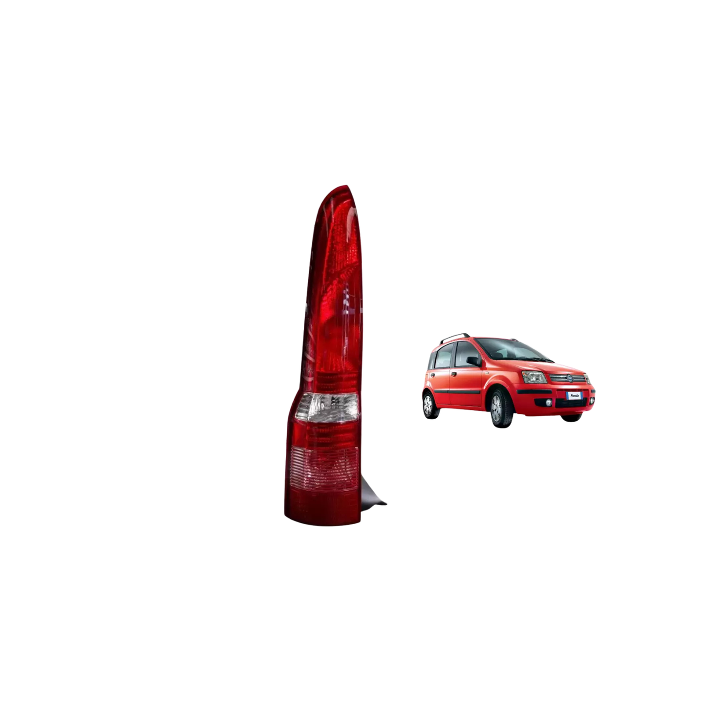 Fanalino Posteriore Sinistro – Fiat Panda (2003–2012) – Corpo Nero