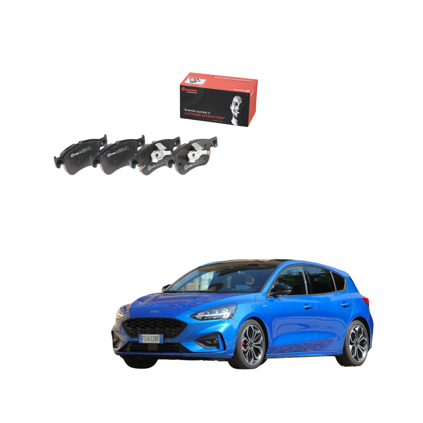 Kit Pastiglie Freni Anteriori Brembo – Ford Focus 1.5 (2014–2018)
